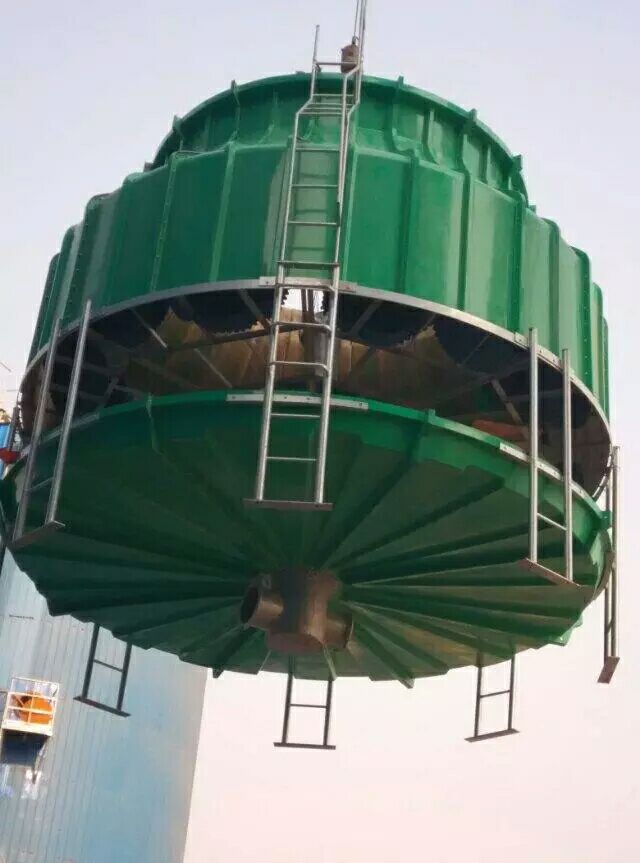圓形逆流無底盤冷卻塔